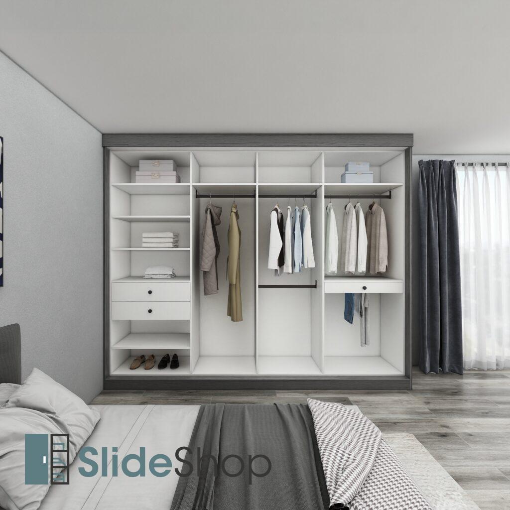 Vienna Series | Urban Triple Sliding Door Wardrobe | W2900mm | Exterior ...
